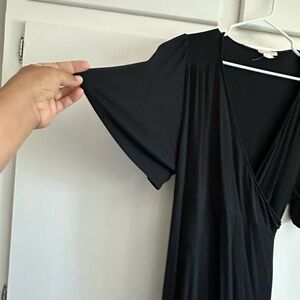 My black wrap dress